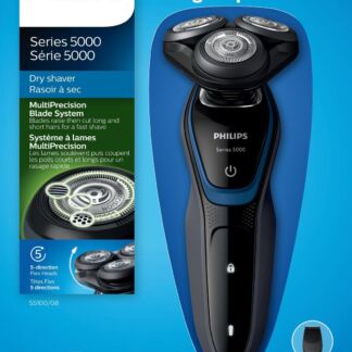 Rasoir électrique sans fil Philips Series 5000 pour peau sèche avec tondeuse de précision, S5100/08