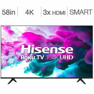Hisense – Téléviseur intelligent Roku 4K HDR 58 po 58R63
