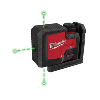 New* Milwaukee 3510-21 Laser vert 3 points rechargeable par USB