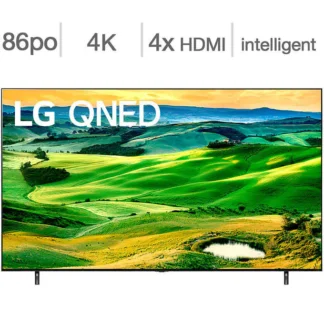 LG 86″ 4K QNED 120Hz Smart TV with ThinQ AI® – 86QNED80UQA
